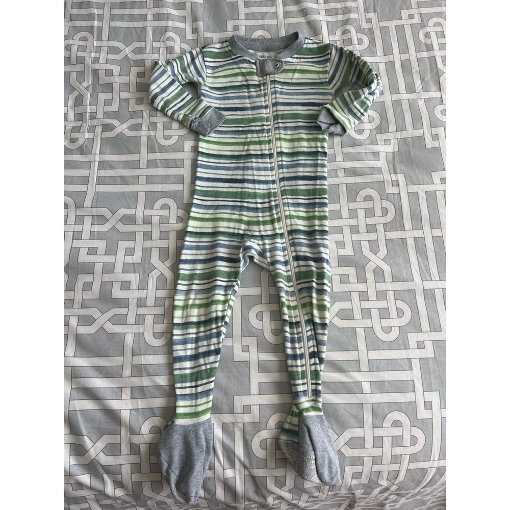 Striped Footie Pajamas